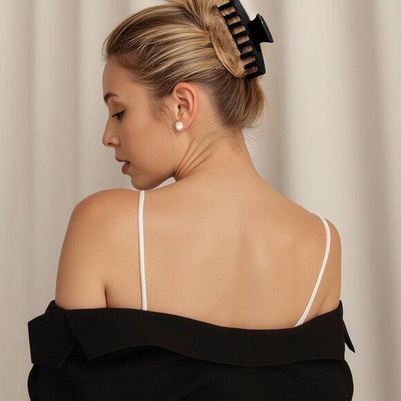 Silicone Hair Claw Clips Unbreakable Strong Hold Non-slip for Thick or Fine Hair main image 4
